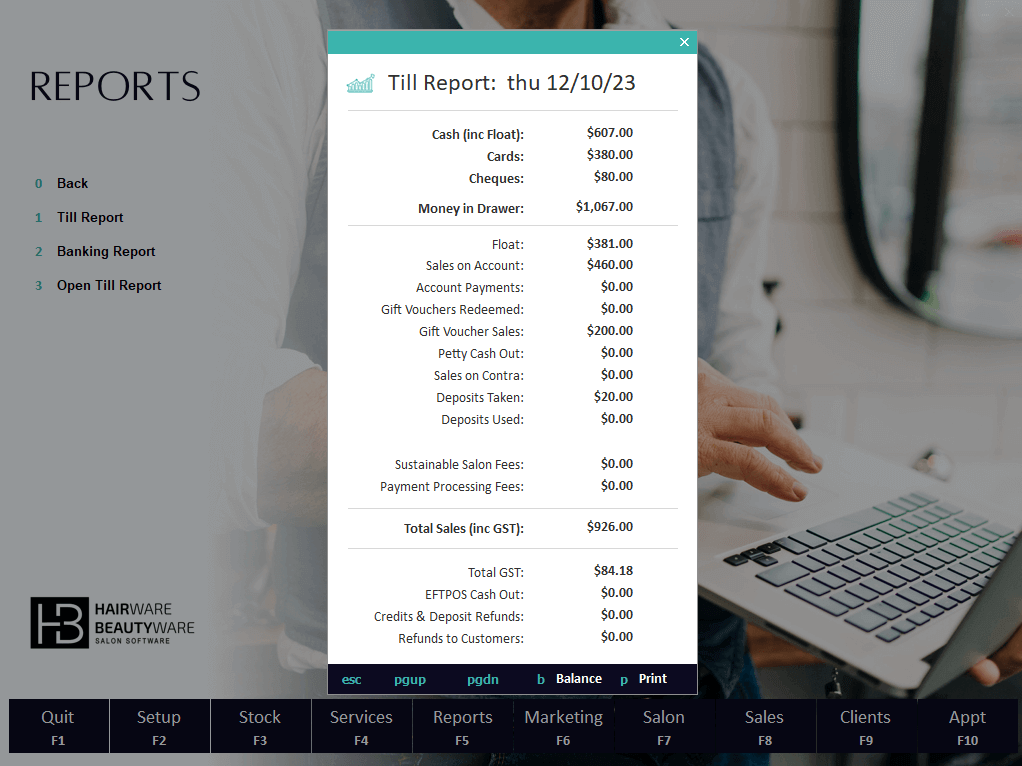 Ignite Till Report 1